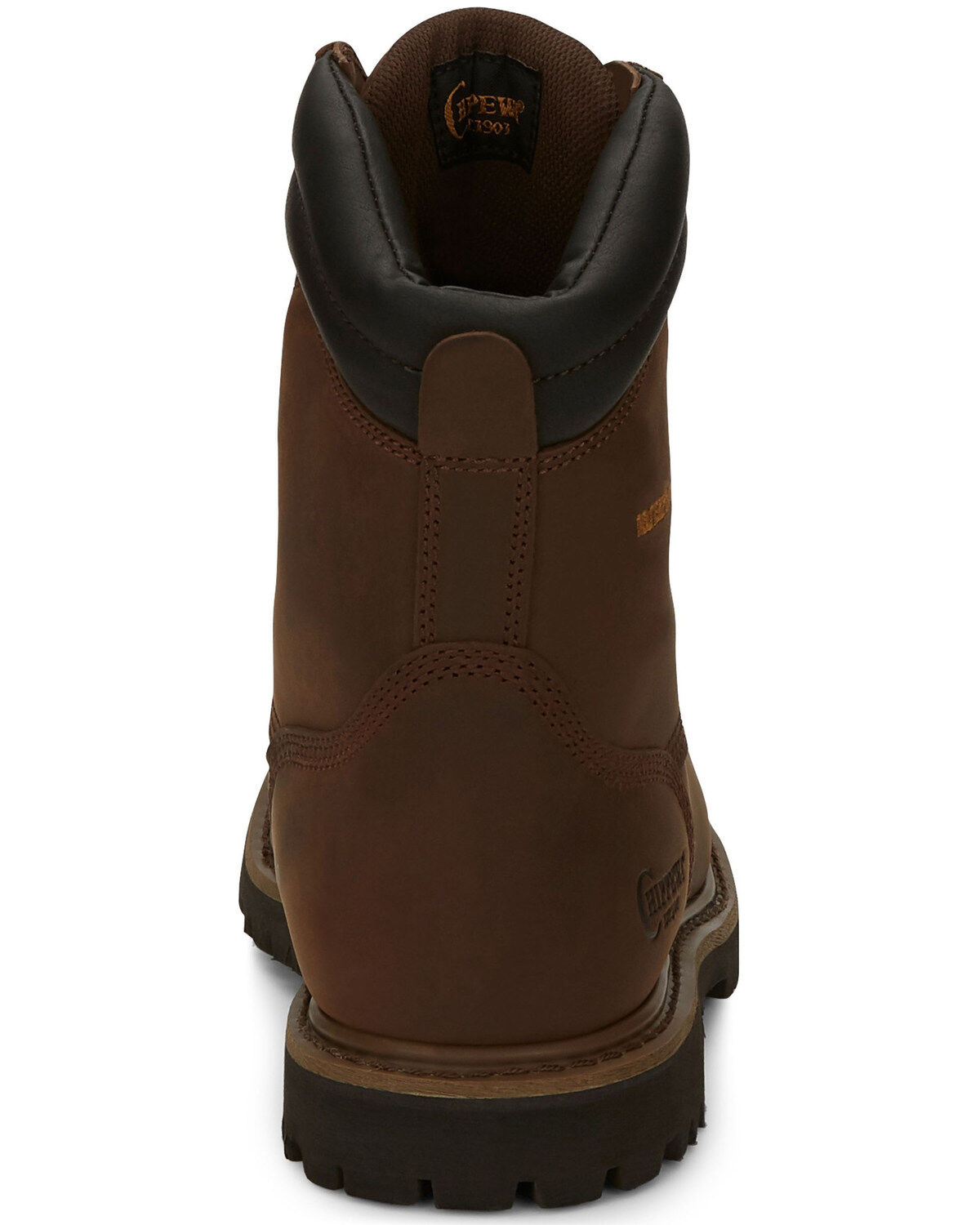 Image #4 - Chippewa Men's Heavy Duty Waterproof & Insulated Aged Bark 8" Work Boots - Soft Toe, Bark, hi-res