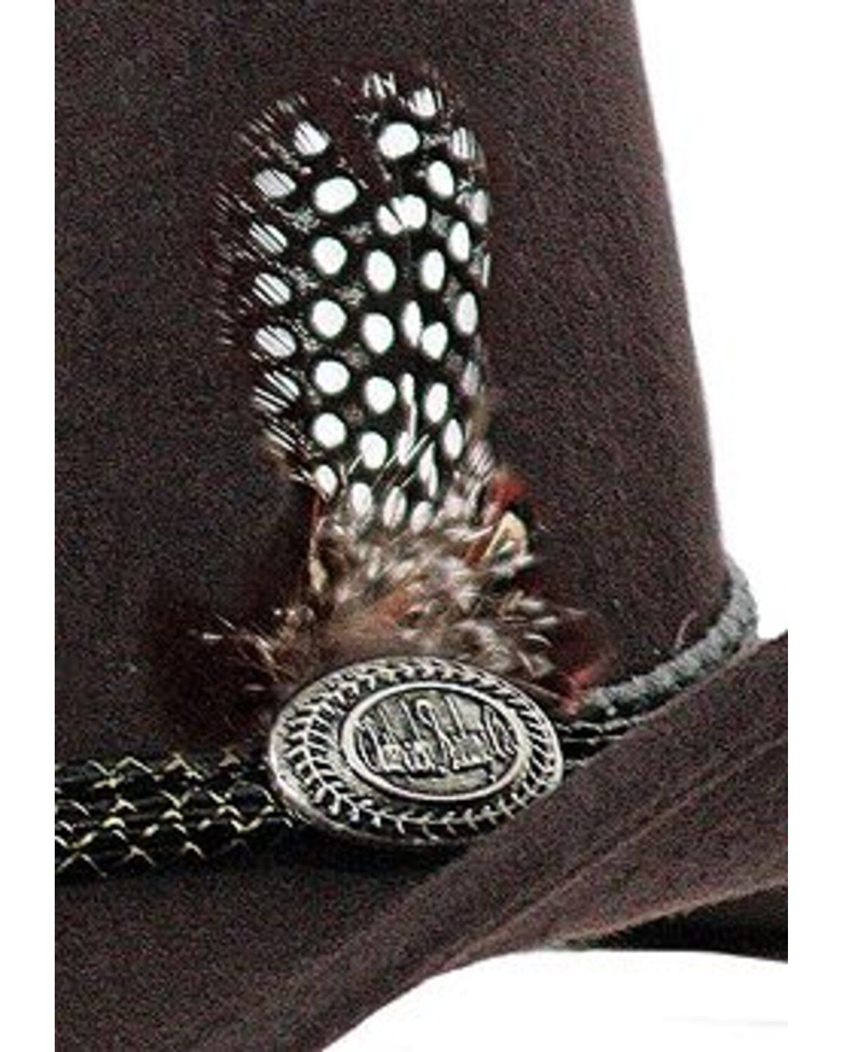 Image #2 - Outback Trading Co. Men's Shy Game Crusher UPF 50 Felt Western Fashion Hat, Brown, hi-res