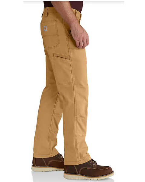 Carhartt Men's Relaxed Fit Carhartt Brown Canvas Work Pants (36 X 34) in  the Pants department at