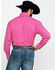 Image #2 - Wrangler Men's Tough Enough To Wear Pink Geo Print Long Sleeve Western Shirt , , hi-res