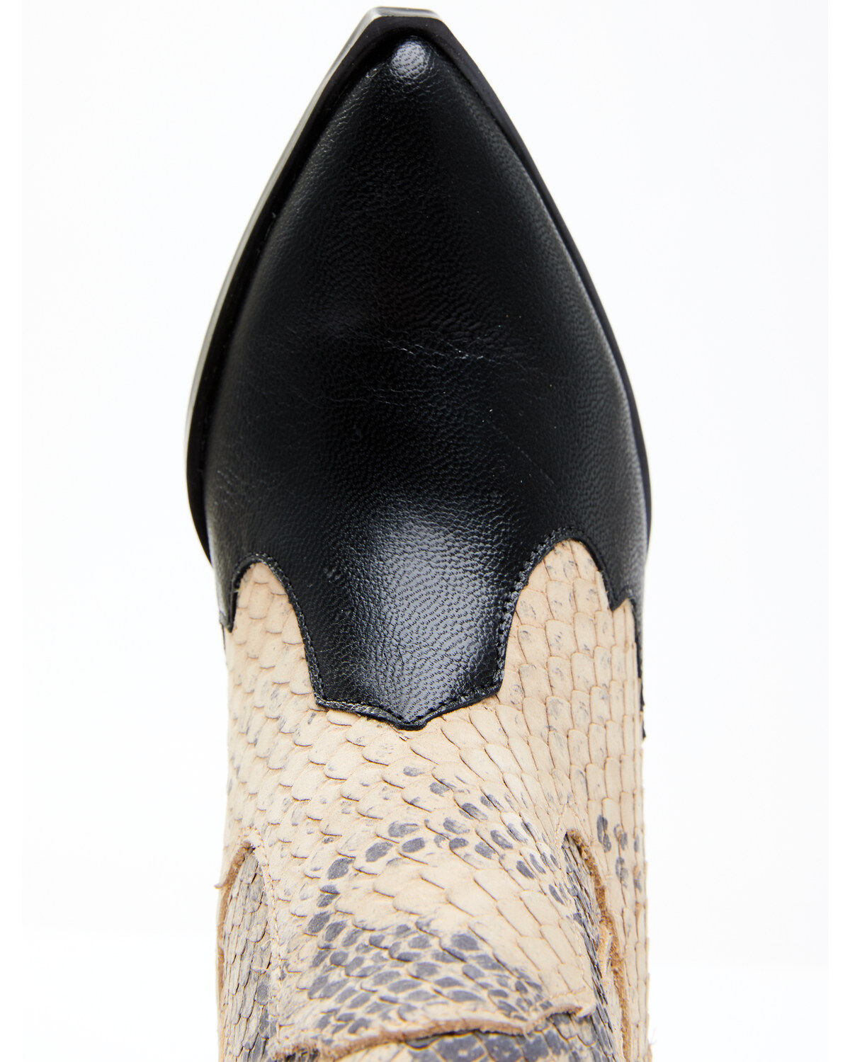 Image #6 - Dan Post Women's Snake Print Fashion Booties - Round Toe, Black, hi-res