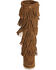 Minnetonka Fringed Suede Leather Boots, Dusty Brn, hi-res
