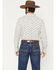 Image #4 - Cody James Men's Horizon View Southwestern Geo Print Long Sleeve Button-Down Stretch Western Shirt, Ivory, hi-res