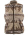 Image #1 - Outback Trading Co Women's Rosalie Southwestern Print Zip-Up Vest - Plus, Cream, hi-res