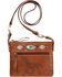 American West Women's Trail Rider Crossbody Bag , Brown, hi-res