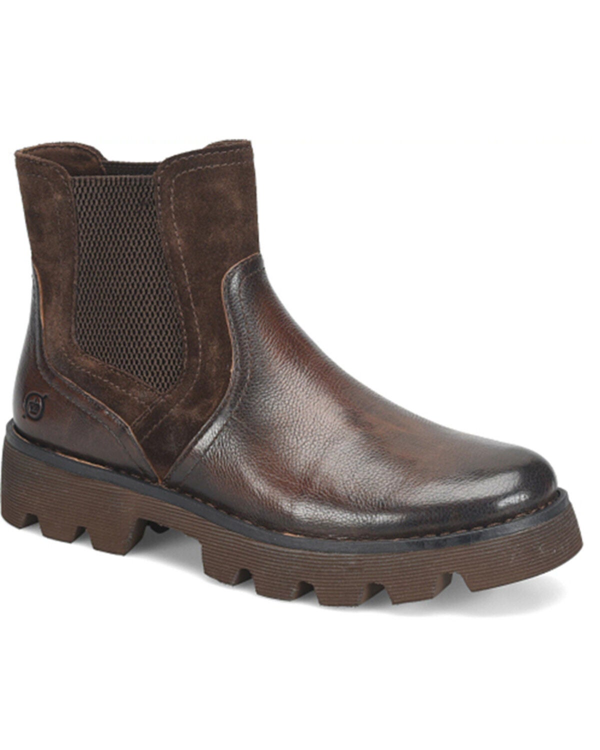 Born Women's Skyway Fashion Booties - Round Toe, Brown, hi-res