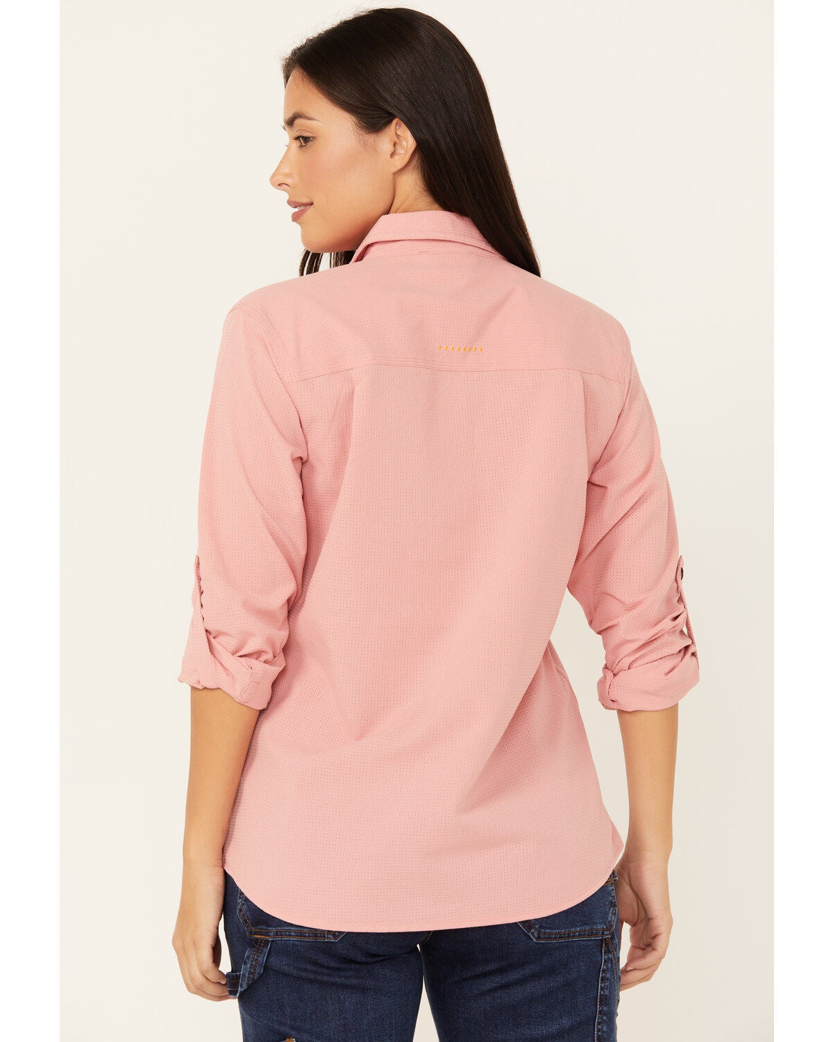 Image #4 - Ariat Women's Rebar Made Tough Long Sleeve Button-Down Work Shirt, , hi-res