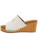 Image #3 - Corkys Women's Saddle Up Wedge Heels, Ivory, hi-res
