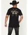 Image #1 - Moonshine Spirit Men's Golden Luster Short Sleeve Graphic T-Shirt, Black, hi-res