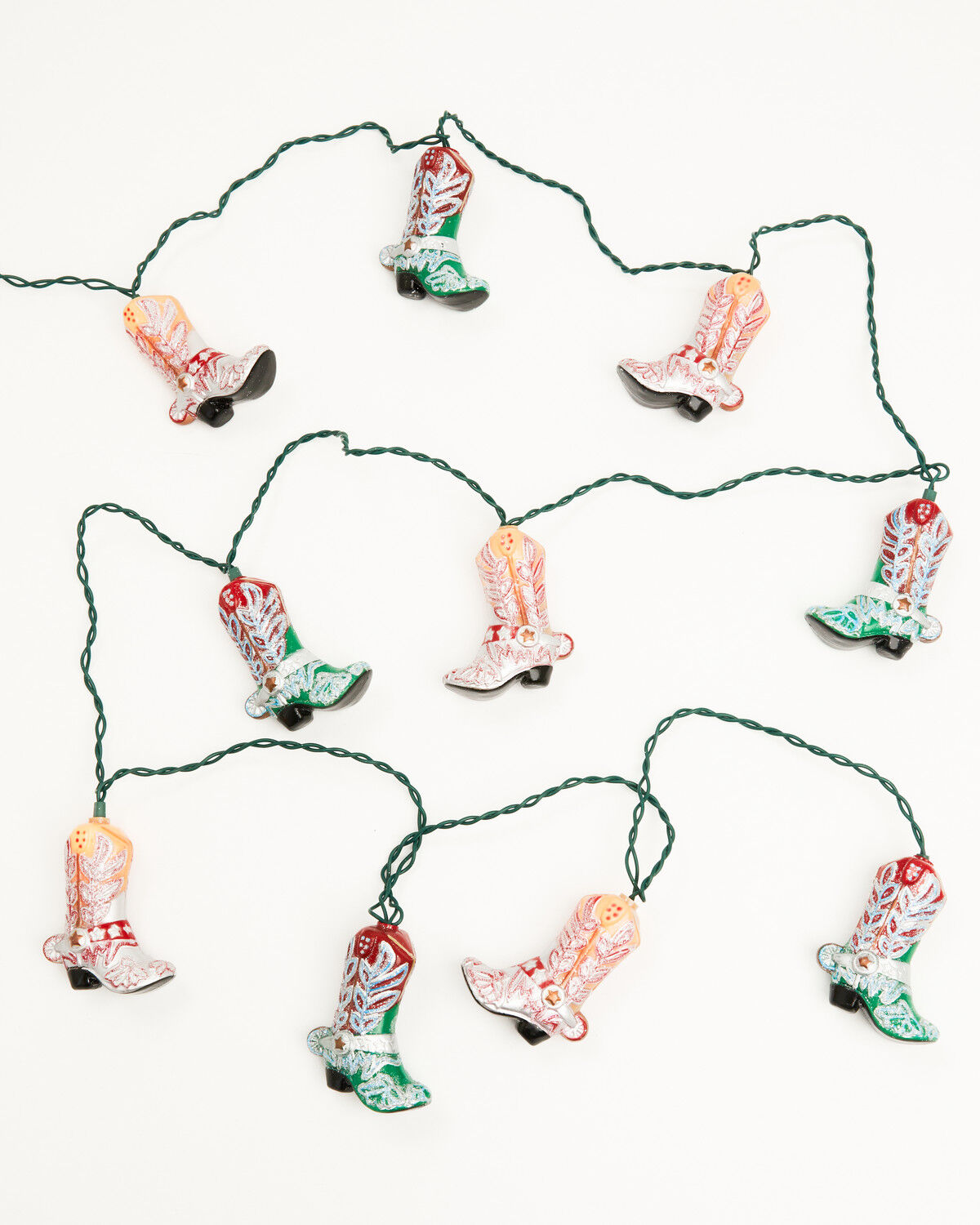 Image #1 - Kurt Adler Cowboy Boot String Light Set; received 6.13km, Multi, hi-res
