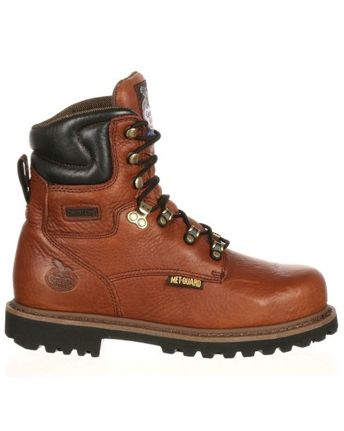 Image #4 - Georgia Men's Steel Toe Metatarsal Guard Work Boots, Briar, hi-res