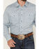 Wrangler 20X Men's AC Medallion Geo Print Snap Western Shirt , Turquoise, hi-res