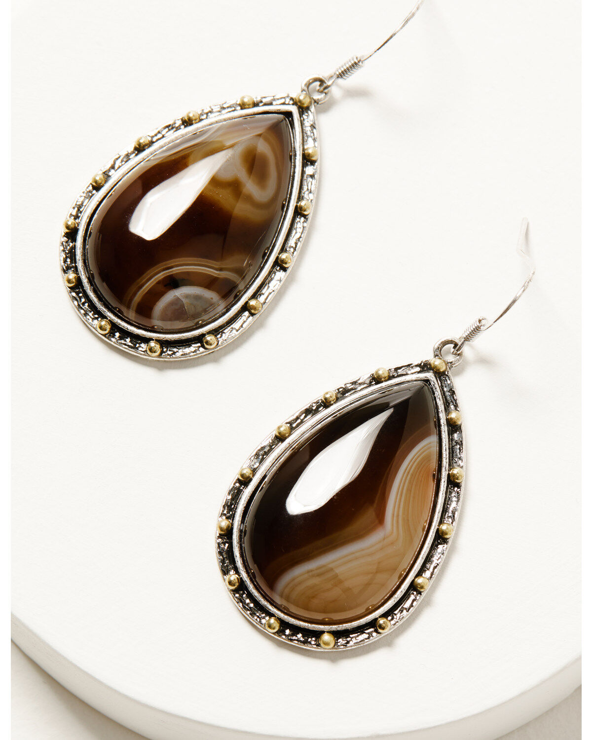 Image #2 - Shyanne Women's Heritage Valley Teardrop Earrings, Silver, hi-res
