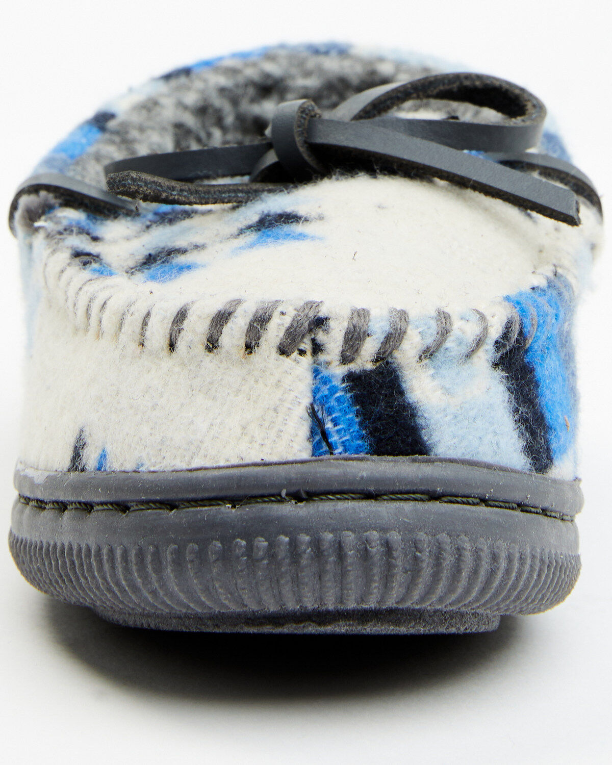 Image #4 - Twister Toddler Boys' Southwestern Print Moccasins, Blue, hi-res