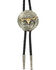 Image #2 - Cody James® Men's Steer Head Bolo Tie, Silver, hi-res