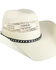 Cody James® Men's Bangora Straw Cowboy Hat, Natural, hi-res
