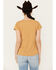 Shyanne Women's Wild West Tee, Coffee, hi-res