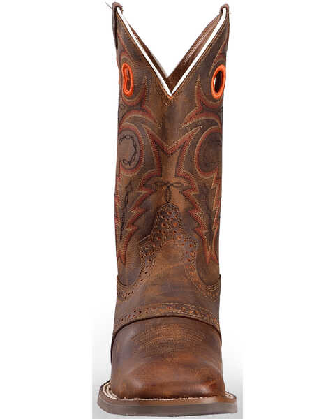 Image #4 - Justin Men's Silver Saddle Vamp Western Boots - Square Toe, , hi-res