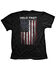 Image #1 - Hold Fast Men's Black Live Free Eagle Graphic Short Sleeve T-Shirt, Black, hi-res