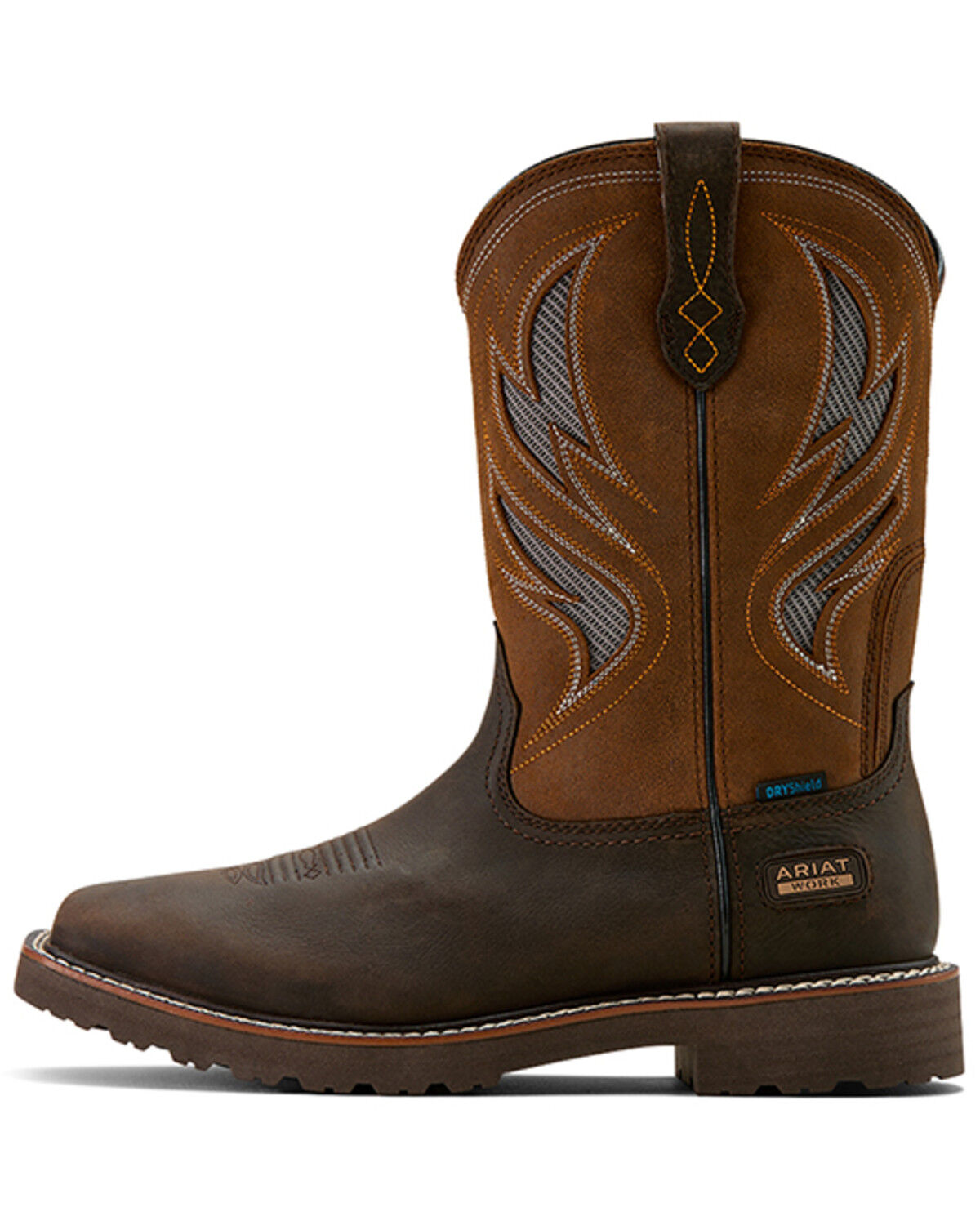 Image #2 - Ariat Men's Activator VentTEK Waterproof Work Boots - Soft Toe, Dark Brown, hi-res