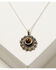 Image #2 - Broken Arrow Jewelry Women's Flower Concho Necklace, Silver, hi-res
