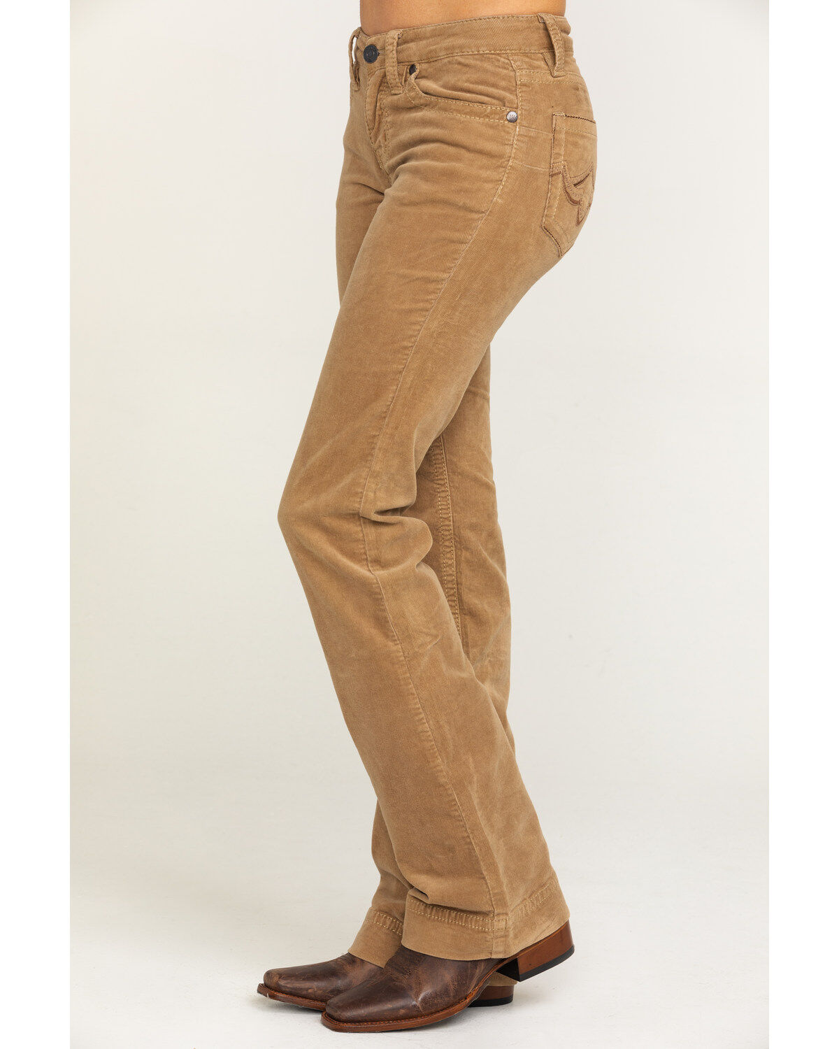 black corduroy bootcut jeans