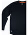 Image #2 - Hawx Men's Black Mid-Weight Base Layer Thermal Long Sleeve Work Shirt - Tall, Black, hi-res