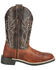 Image #2 - Smoky Mountain Little Boys' Presley Western Boots - Broad Square Toe, Cognac, hi-res