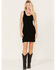Spell Women's Sunray Knit Mini Dress, Black, hi-res