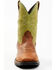 Brothers & Sons Men's High Hopes Lite Performance Western Boots - Broad Square Toe , Green, hi-res