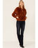 Idyllwind Women's Summit Sherpa Fleece Pullover , Pecan, hi-res