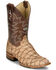 Image #1 - Justin Men's Ocean View Exotic Caiman Western Boots - Broad Square Toe, Brown, hi-res