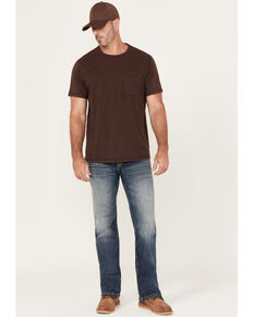 Brothers and Sons Men's Boneyard Dark Wash Vintage Straight Stretch Denim Jeans, Dark Wash, hi-res