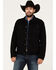 Image #1 - Wrangler Men's Shadow Black Unlined Button-Down Denim Jacket, Black, hi-res