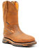 Hawx Men's Radian Waterproof Western Work Boots - Composite Toe, Brown, hi-res