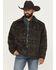 Image #1 - Cinch Men's Southwestern Print Trucker Snap Jacket, Charcoal, hi-res