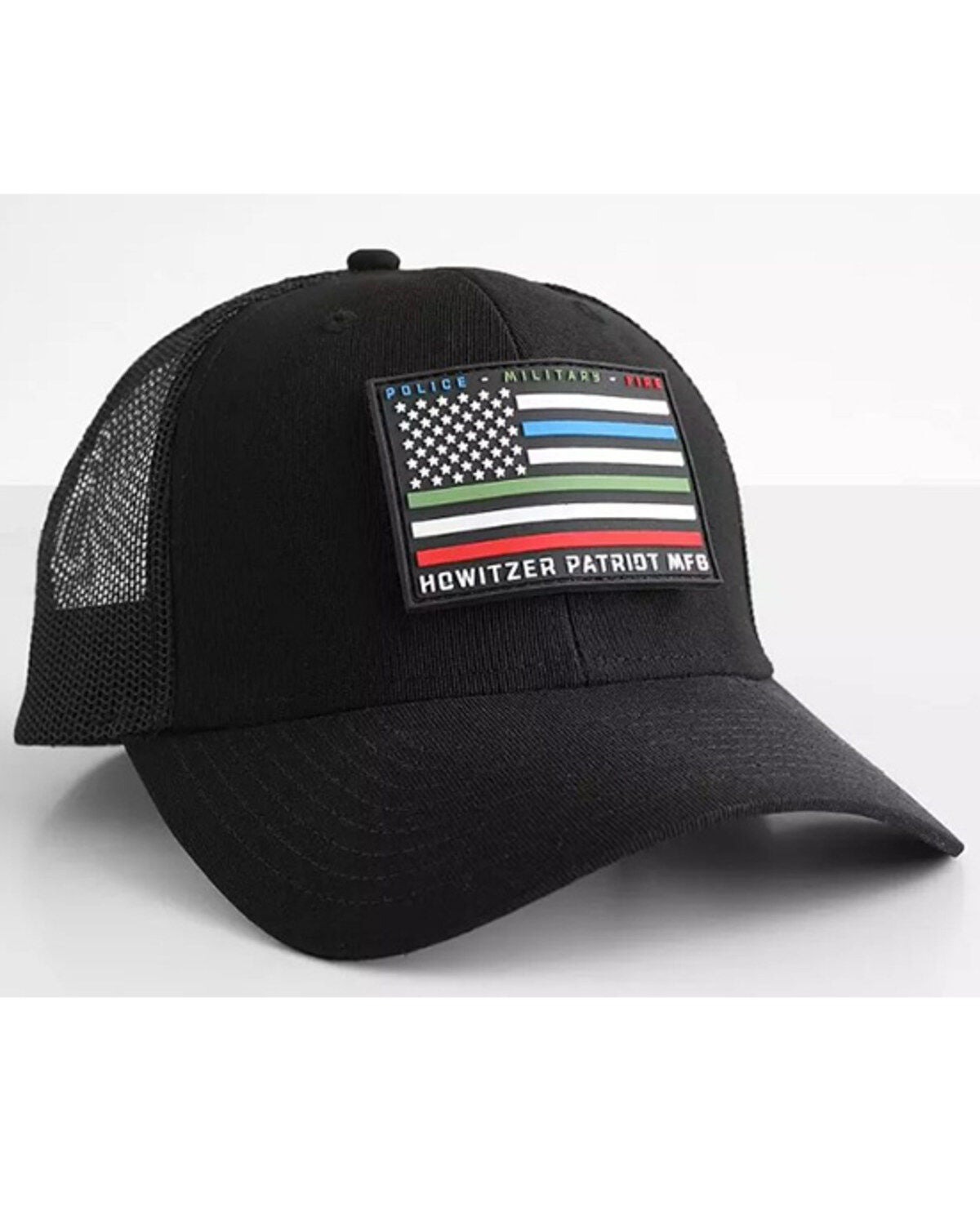 Howitzer Men's Support Ball Cap, Black, hi-res