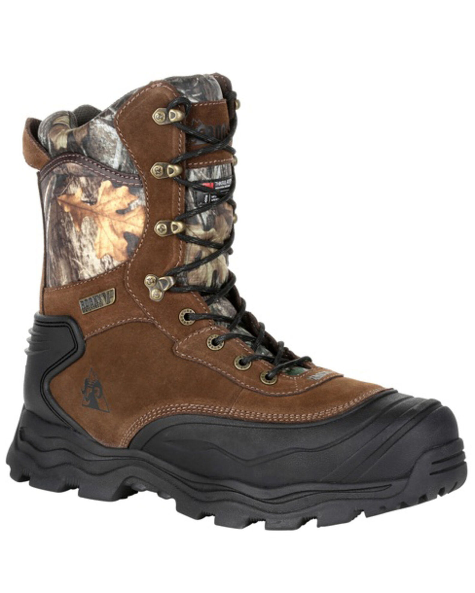 Image #1 - Rocky Men's Multi-Trax Waterproof Outdoor Boots - Soft Toe, Bark, hi-res