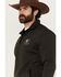 Image #2 - Cowboy Hardware Men's Viva Mexicana Skull Pullover, Black, hi-res