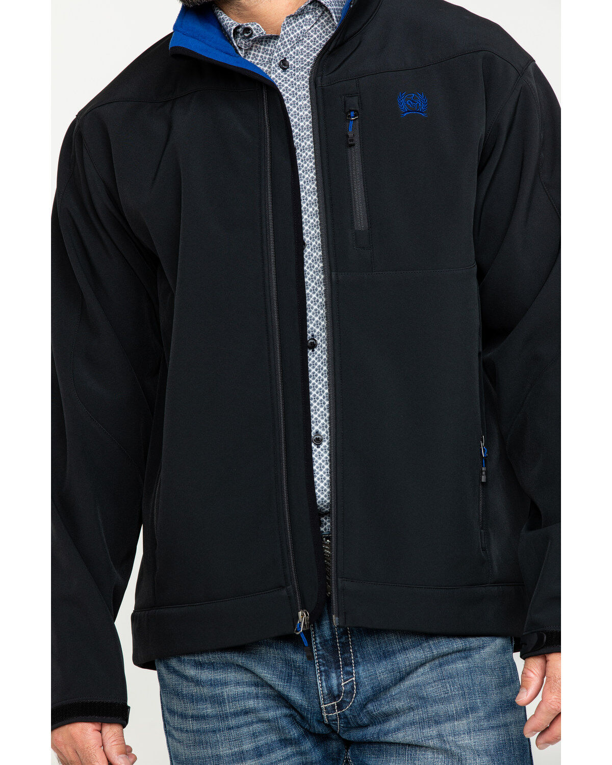 Image #4 - Cinch Men's Solid Softshell Bonded Jacket - Big , , hi-res
