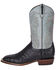 Image #3 - Lucchese Men's Exotic Caiman Western Boots - Broad Square Toe, Black, hi-res