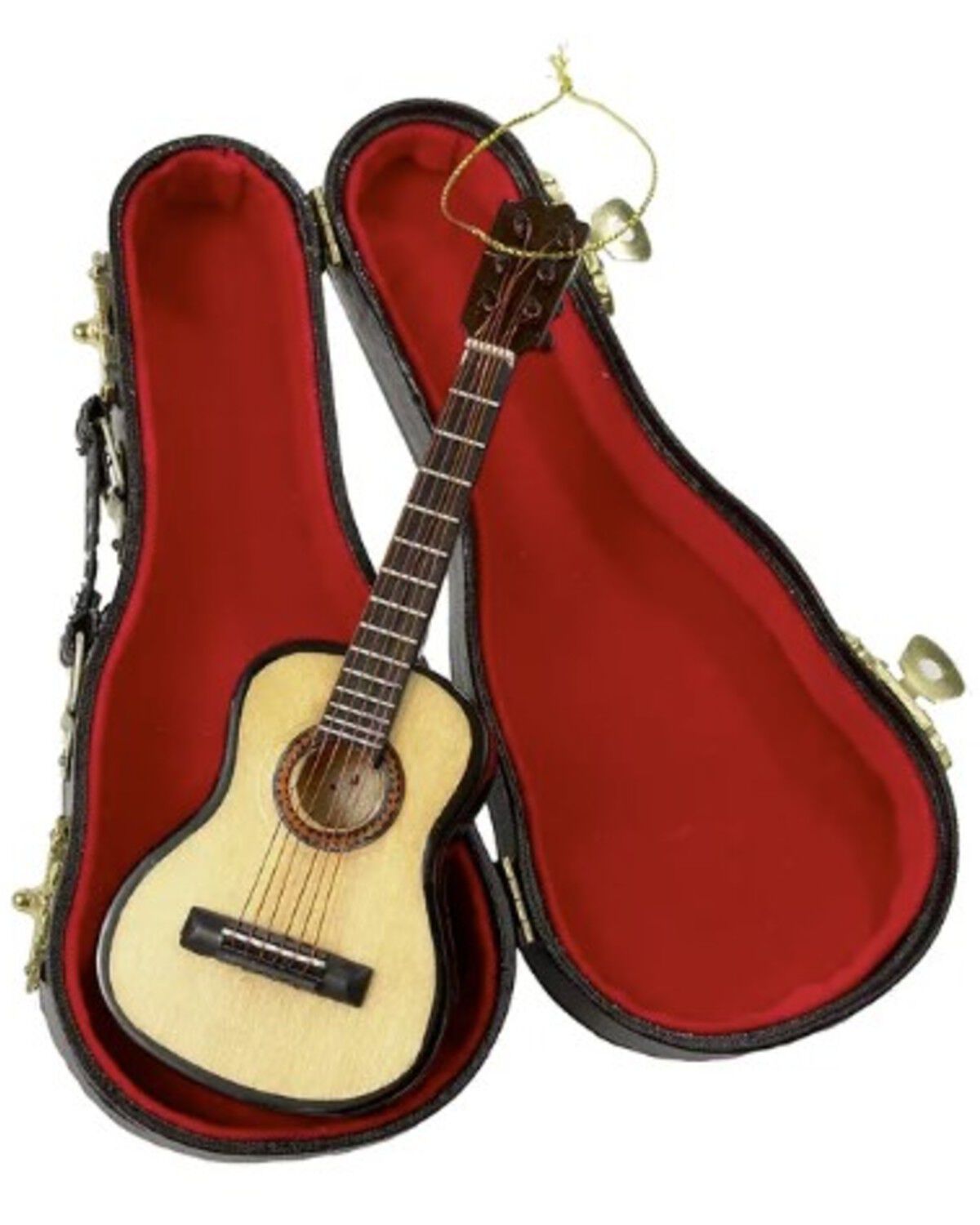 Image #4 - Kurt Adler Wooden Pearlized Guitar Ornament, Multi, hi-res
