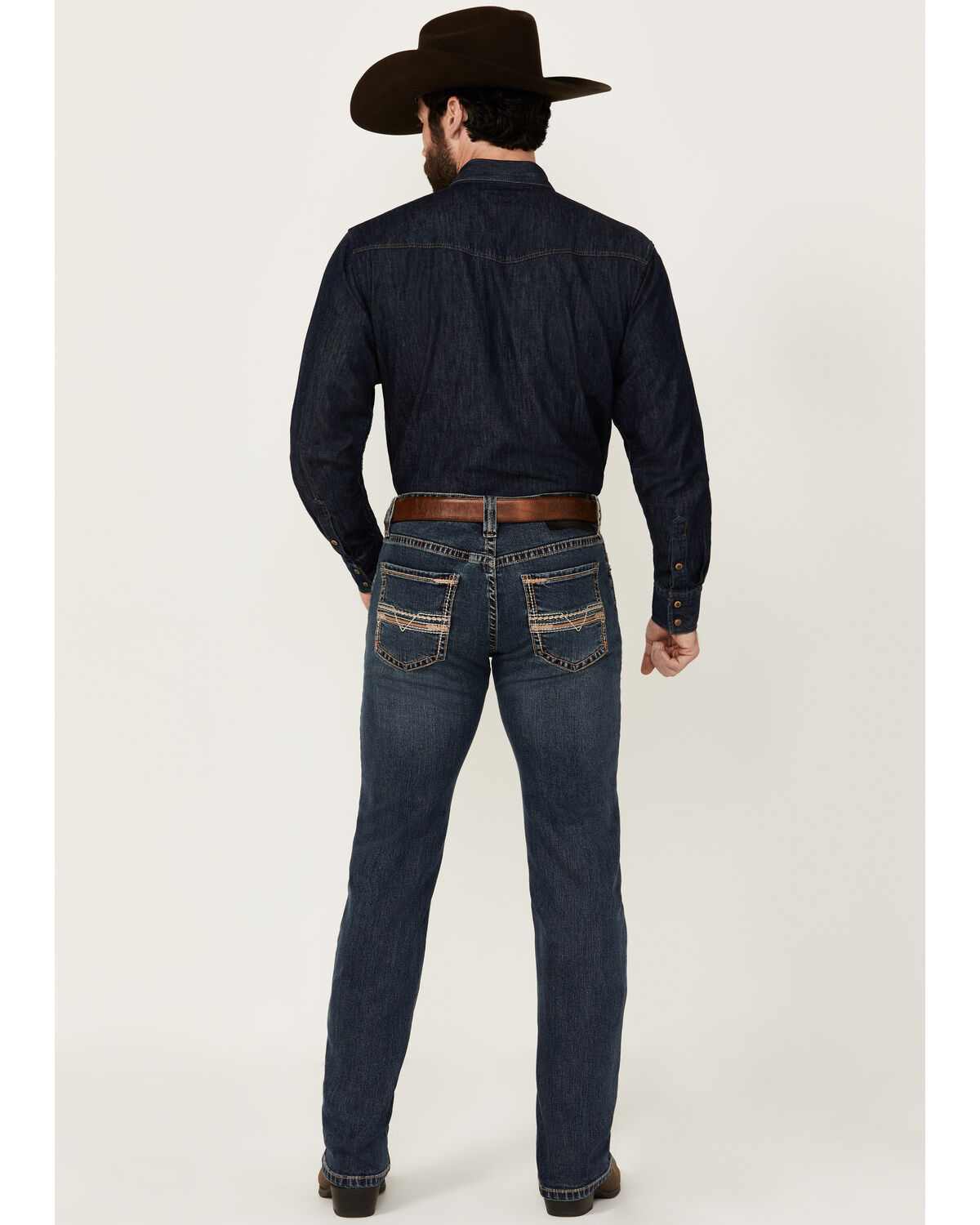 Rock & Roll Denim Men´s Revolver Medium Wash Slim Straight Stretch DenimJeans teamlce.in - Image 4