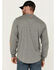 Image #4 - Hawx Men's Logo Long Sleeve Knit Work T-Shirt, Heather Grey, hi-res