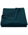 HiEnd Accents Deep Blue Stonewashed Cotton & Velvet 3-Piece King Quilt Set , Dark Blue, hi-res
