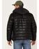 Mauritius Men's Leather Puffer Jacket, Black, hi-res