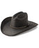 Image #1 - Resistol Men's Jason Aldean Asphalt Cowboy Palm Hat, Black, hi-res
