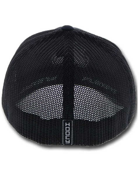 Hooey Men's Rocker Steiner Embroidered Logo Mesh-Back Flex-Fit Ball Cap , Black, hi-res
