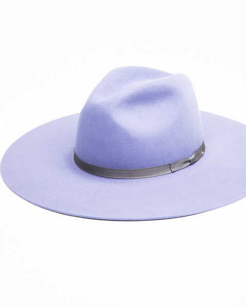 Rodeo King Women's Tracker Felt Western Fashion Hat , Lavender, hi-res