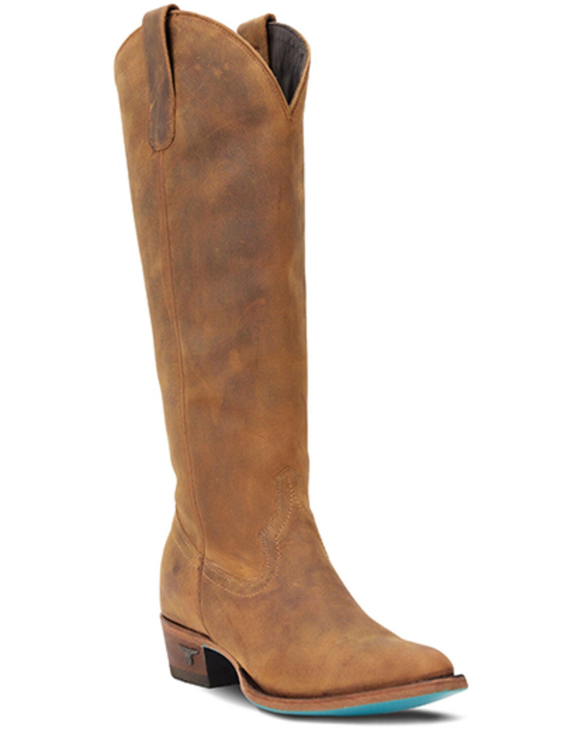 Lane Women's Plain Jane Western Boots - Round Toe, Brown, hi-res
